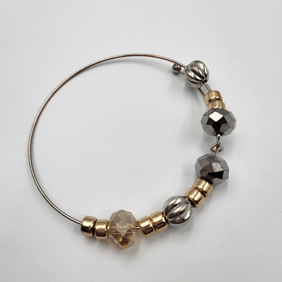 Rose, Grey Green and Gold Bracelet Bundle - 3 Unique Pieces - Picture 3 of 5